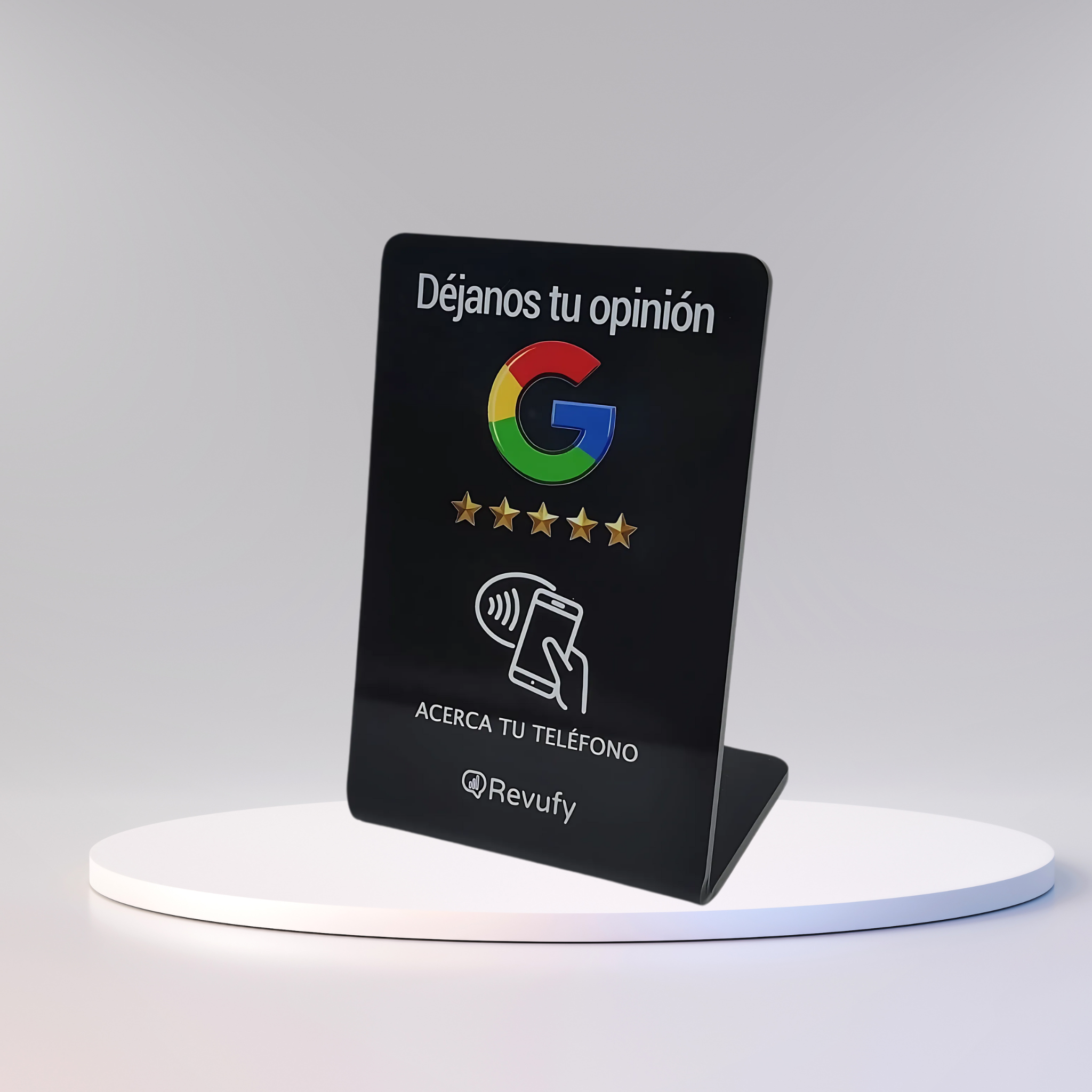 Stand Revufy configurado para reseñas de Google